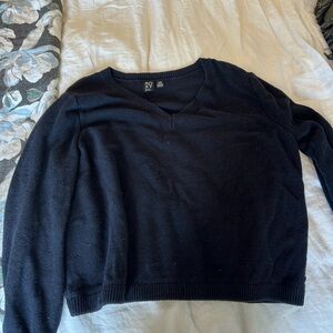 Roxy Black V-Neck Sweater